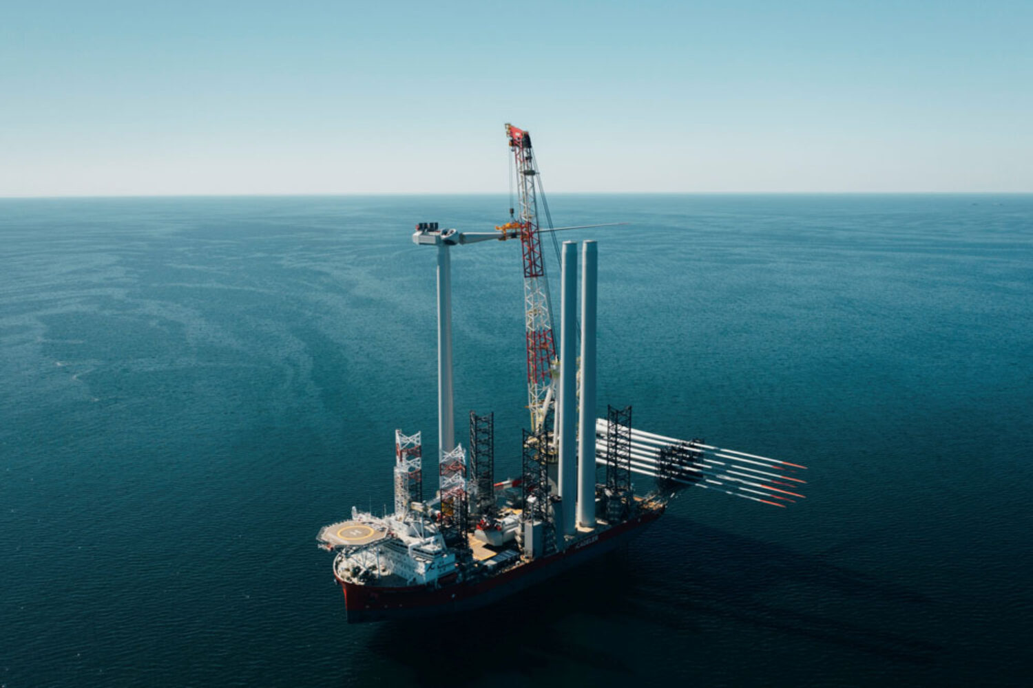 Each of the 76 wind turbines has a capacity of 15 MW © Orlen