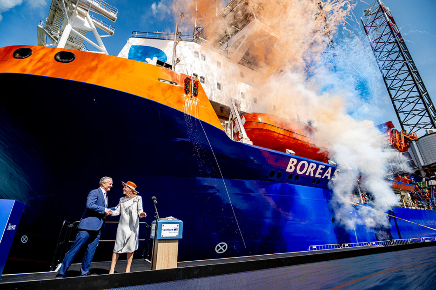 Van Oord, Boreas, offshore, installation vessel