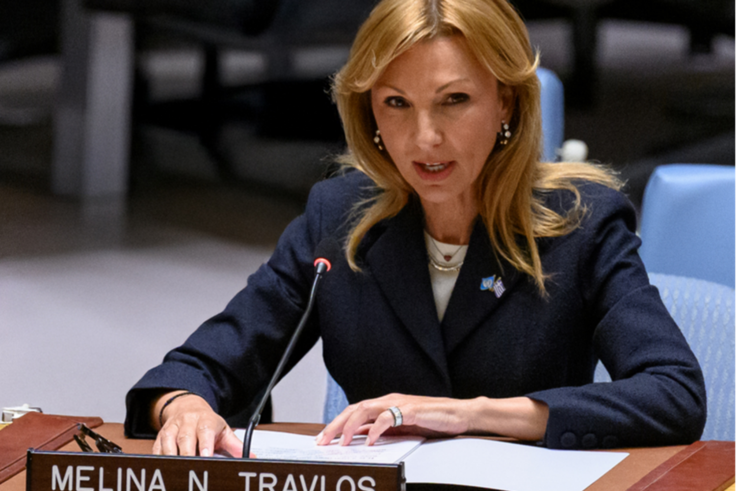 Melina Travlos, President of the Union of Greek Shipowners