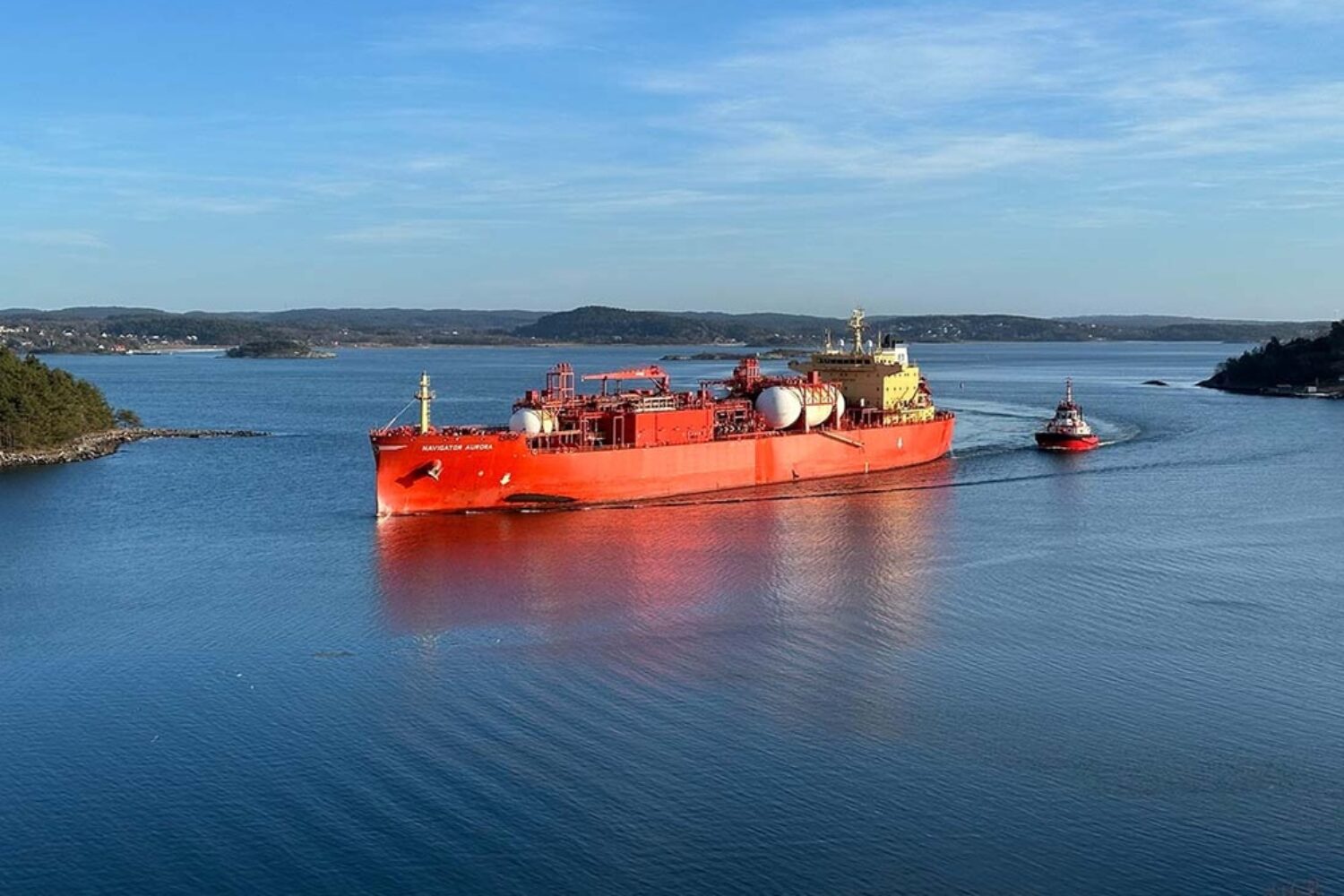 The ‘Navigator Aurora’ was converted to ethane operation by Everllence back in 2018. Two further sister ships are now set to follow (© Everllence)