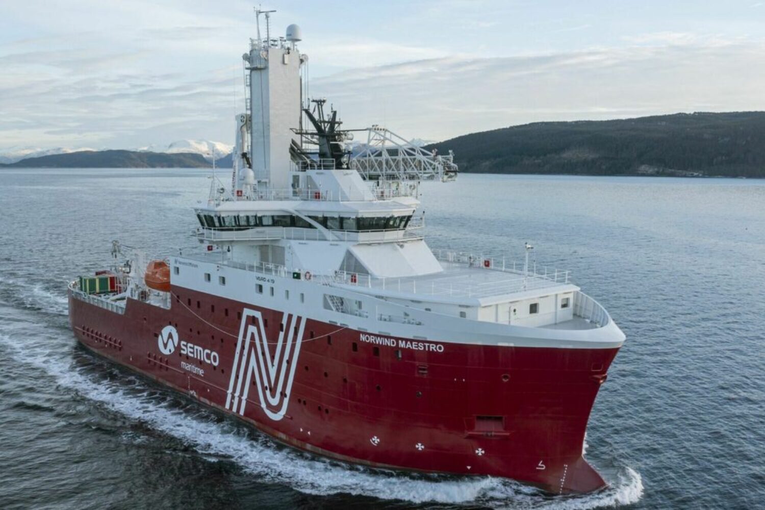 A new ship built by Vard for Norwind Offshore